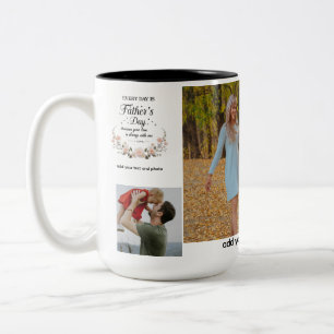 Personalised 15 oz Two-Tone Mug for Dad
