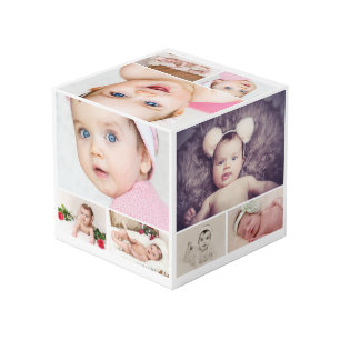 Personalised 15 Photo Template Cube