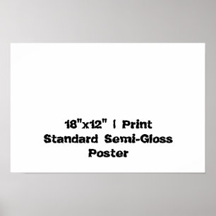 Personalised 18"x12" Standard Semi-Gloss Poster