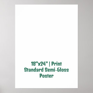 Personalised 18"x24" Standard Semi-Gloss Poster