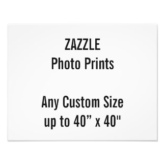 Personalised 18” x 14" Photo Print, or custom size