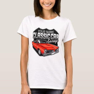 Personalised 1966 GTO Classic Car Garage T-Shirt