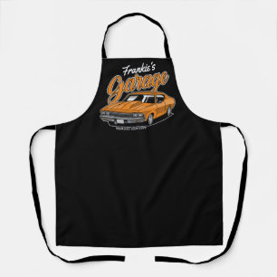 Personalised 1968 396 Classic Muscle Car Garage Apron