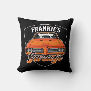 Personalised 1969 Ram Air 400 Muscle Car Garage Cushion