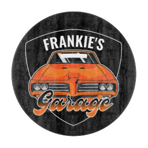Personalised 1969 Ram Air 400 Muscle Car Garage Cutting Board
