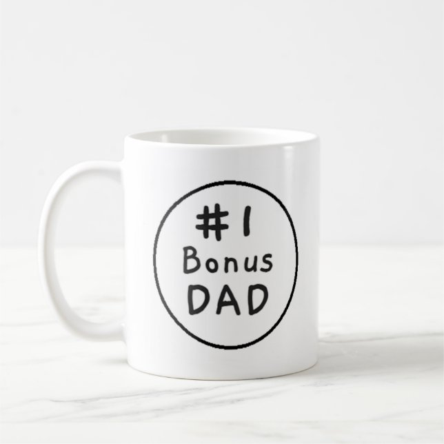 Personalised #1 Bonus Dad mug (Left)