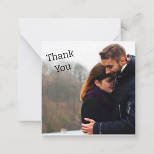 Personalised 1-Image Thank You Card