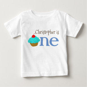 Personalised 1st Birthday Cupcake Shirt