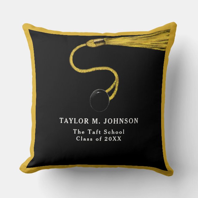 Personalised 2021 Graduation Keepsake Throw Pillow (Front)