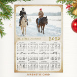 Personalised 2025 Magnetic Photo Calendar UK<br><div class="desc">This Monday to Sunday 2025 magnetic photo calendar for a refrigerator is a template to create personalised, useful gifts for family and friends. A unique frame will decorate your photo if you click on "Personalise this template" and upload your image there. Also, type your surname, name or another text. This...</div>