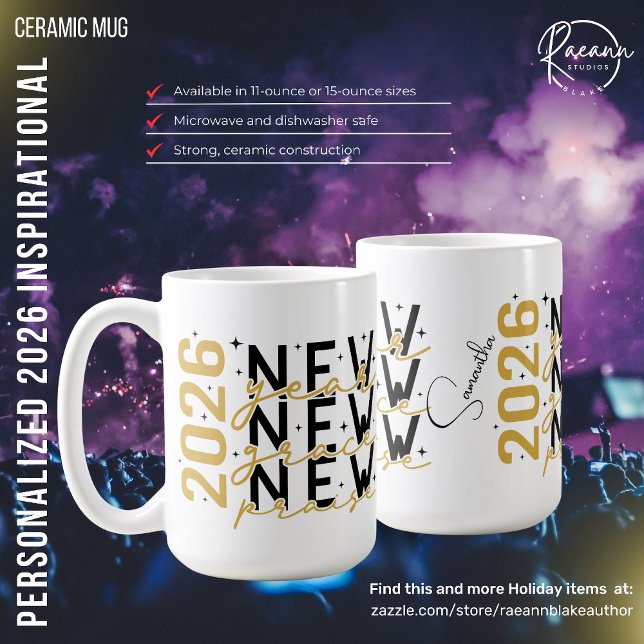 Personalised 2026 Inspirational and Spiritual  Coffee Mug (Creator Uploaded)