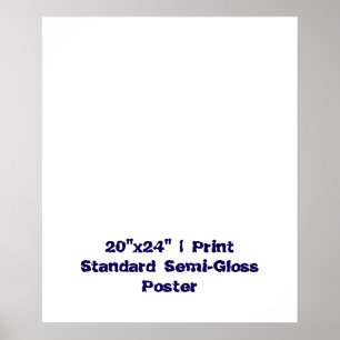 Personalised 20"x24" Standard Semi-Gloss Poster