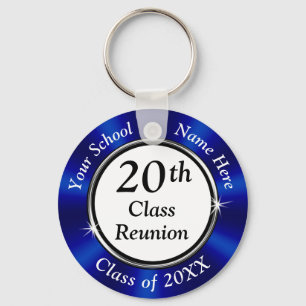 Personalised 20 Year Class Reunion Ideas, Reunion Key Ring