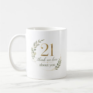 Personalised 21 Things We Love About You Gift Coffee Mug