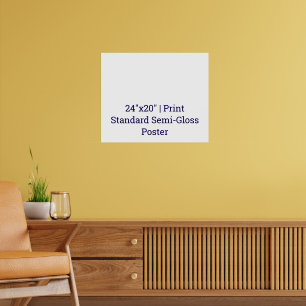 Personalised 24"x20" Standard Semi-Gloss Poster