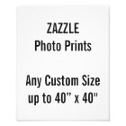 Personalised 24x30 cm Photo Print, or custom size