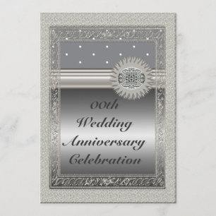 Personalised 25th Wedding Anniversary Party Invita Invitation