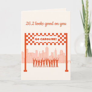 Personalised 26.2 Twin Cities Marathon Congrats  Card