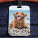 Personalised 2 Photo Custom Create Your Own Dog  Luggage Tag<br><div class="desc">Custom photo luggage tag of your best friend. Create a fun gift to your favourite dog lover, dog mum or dog dad. Whether its Mothers day, Fathers day, a birthday or Christmas, these photo luggage tags make a perfect gift, and fun stocking stuffers! COPYRIGHT © 2020 Judy Burrows, Black Dog...</div>