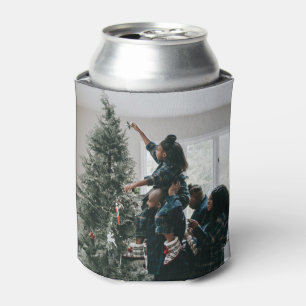 Personalised 2 Photo Double Sided Custom Can Cooler
