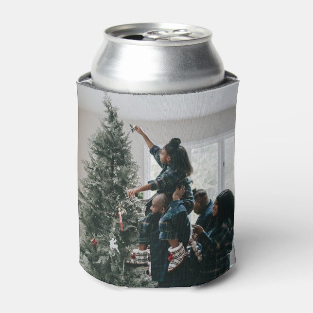 Personalised 2 Photo Double Sided Custom Can Cooler (Can Front)