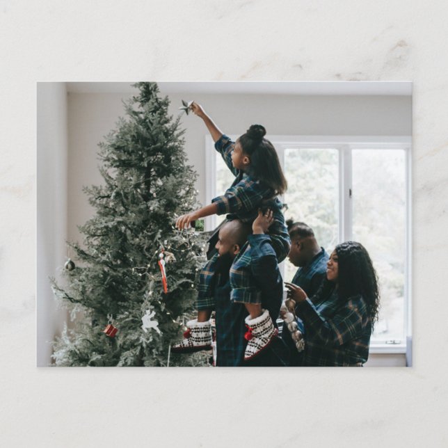 Personalised 2 Photo Double Sided Custom Postcard (Front)