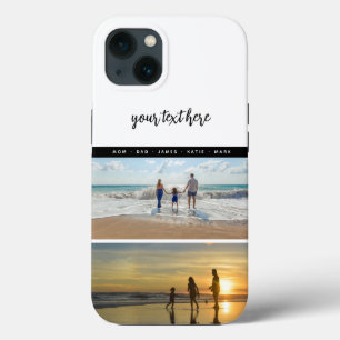 Personalised 2 Photo Family Love Memories  iPhone 13 Case