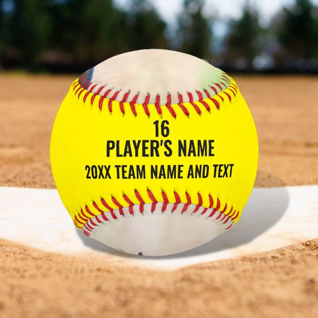 Personalised 2 Photo Player And Team Name Softball (Creator Uploaded)
