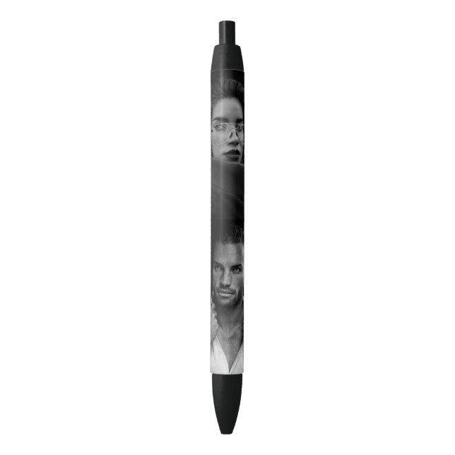 Personalised 2 Photos Pen Template (Front Vertical)