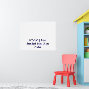 Personalised 30"x24" Standard Semi-Gloss Poster