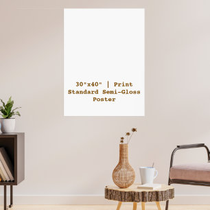 Personalised 30"x40" Standard Semi-Gloss Poster