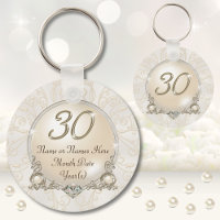 Personalised 30th Birthday Favours or Anniversary