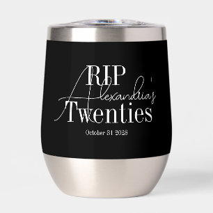 Personalised 30th birthday RIP 20s party
