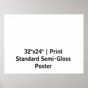Personalised 32"x24" Standard Semi-Gloss Poster