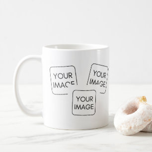 Personalised 3 Images Business Corporate Gift Coffee Mug