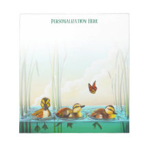 Personalised 3 Little Baby Ducks Notepad