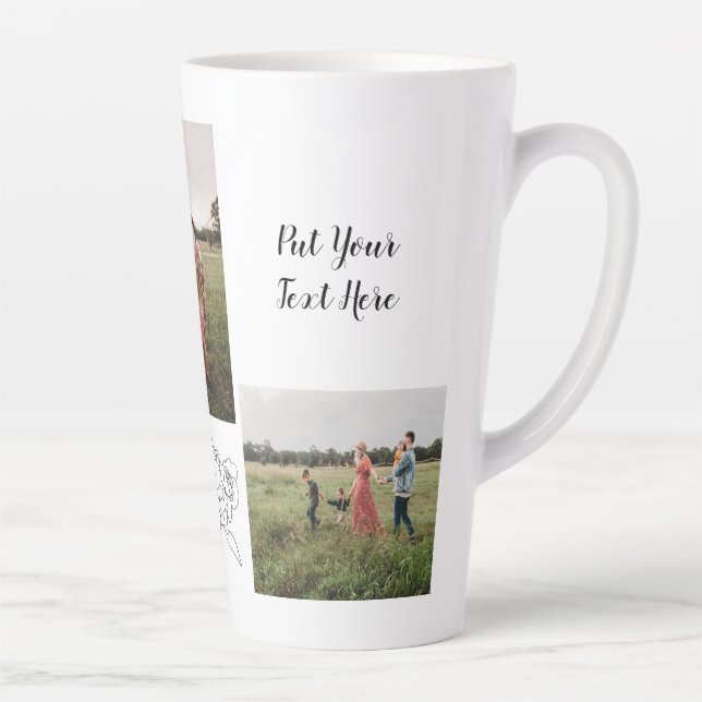Personalised 3 Photo Coffee Mug (Right)