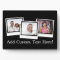 Personalised 3-Photo Snapshot Frames Custom Colour