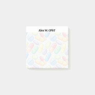Personalised 3x3 Pharmacy Tech Sticky Notes 