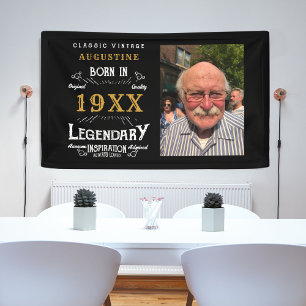 Personalised 40th Birthday Banner