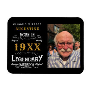 Personalised 40th Birthday Magnet