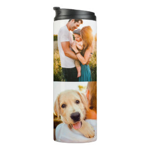 Personalised 4 Photo Thermal Bottle Template