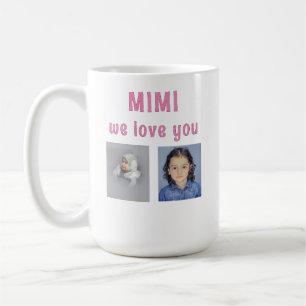 Personalised 4-Picture We Love You MIMI Coffee Mug