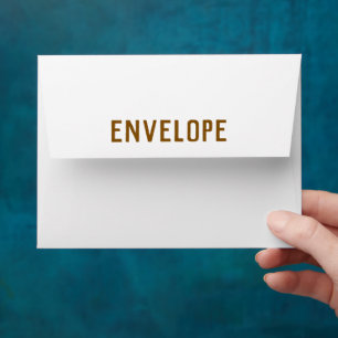 Personalised 4" x 6" Basic Paper Envelope