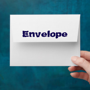 Personalised 4" x 6" Linen Paper Envelope