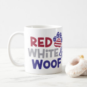 Personalised 4th of July Photo Dog Mug