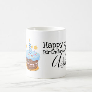 Personalised 50th birthday mug