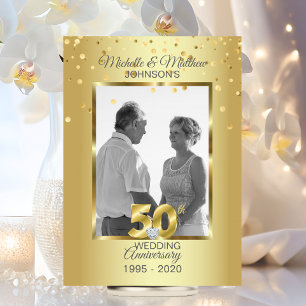 Personalised 50th Golden Wedding Anniversary Invitation