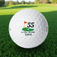 Personalised 55th Birthday Gift for Golfer