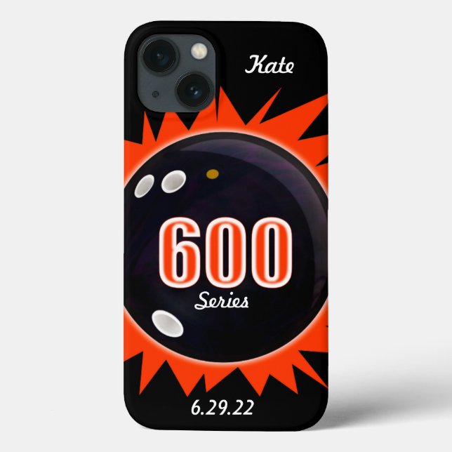 Personalised 600 Bowling Series, Phone Case (Back)